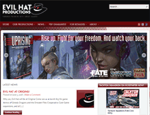 Tablet Screenshot of evilhat.com